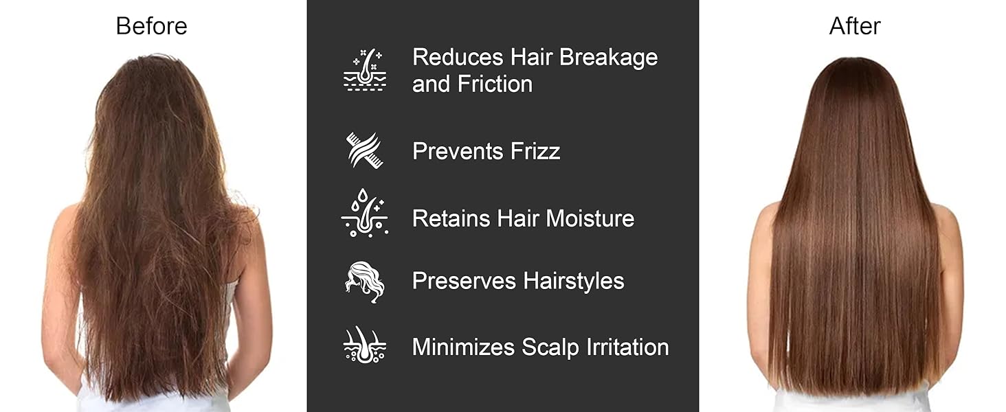 Silk Queen Sheet Set, 4-Piece Luxury and Soft Bedding Set Cooling Sheets for Hair and Skin, Includes 2 Pillowcases, 1 Flat Sheet, 1 Fitted Sheet with Deep, Pink