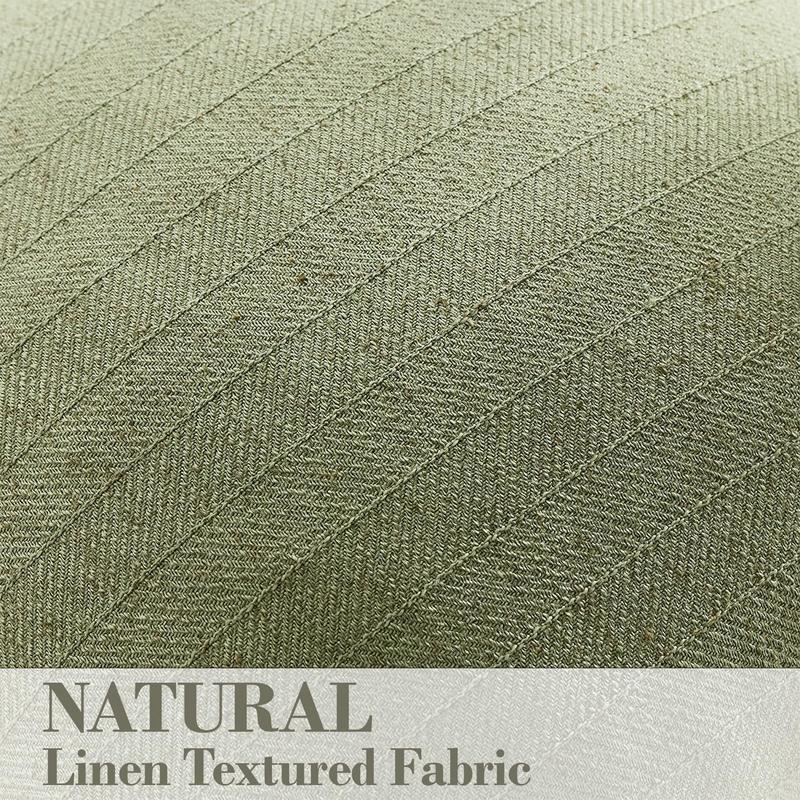 18x18 Pillow Covers Sage Green Pack of 2 Farmhouse Boho Neutral Accents Striped Textured Square Decorative Throw Pillow for Living Room Couch Bed Home Decor