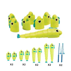 Adjustable Fishing Toy Set, Interactive Parent-Child Interaction Game, Develops Fine Motor Skills, Ideal for Home, Parties, Classrooms, Packaging