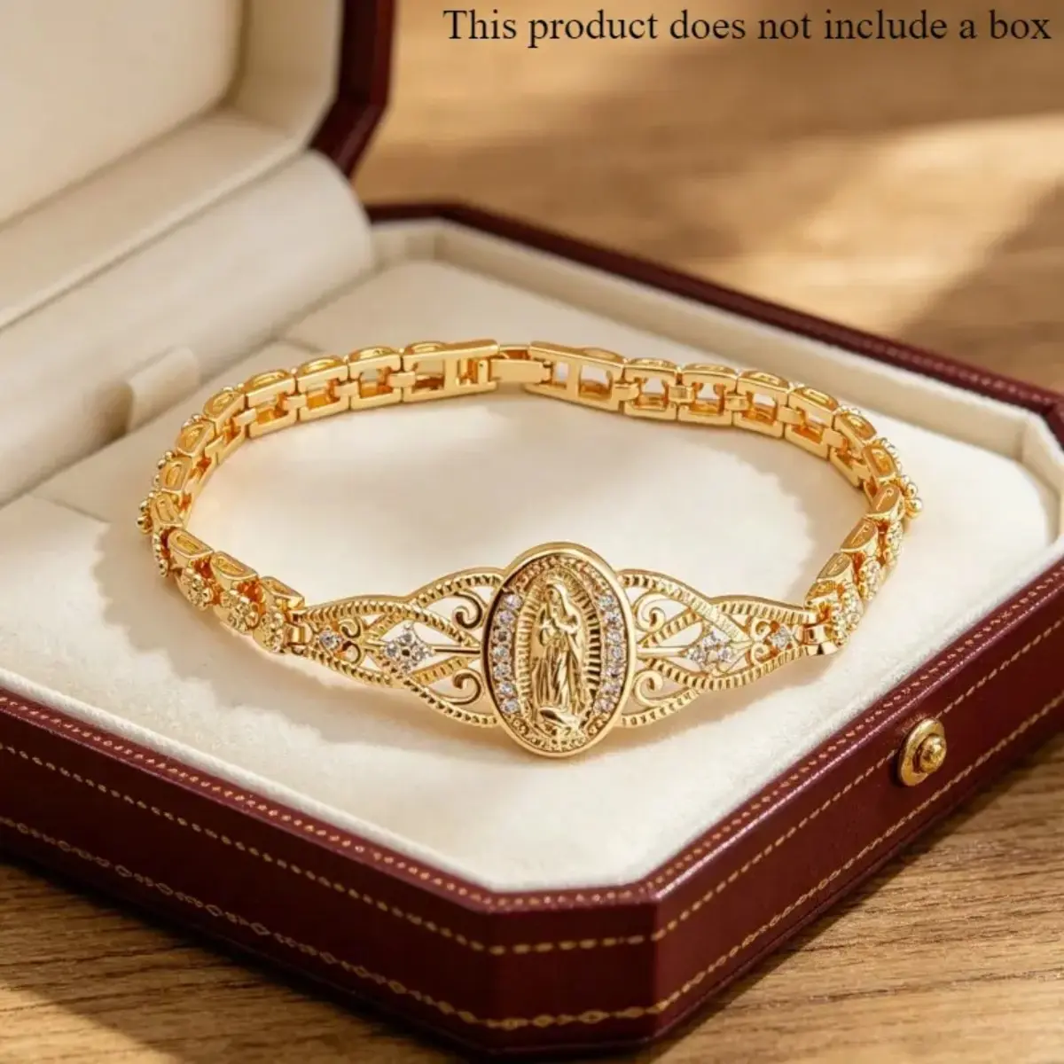 Gold Plated Minimalist Bracelet - Tarnish Proof & Waterproof Lightweight Bangle, Hypoallergenic for Sensitive Skin, Birthday Gift for Women