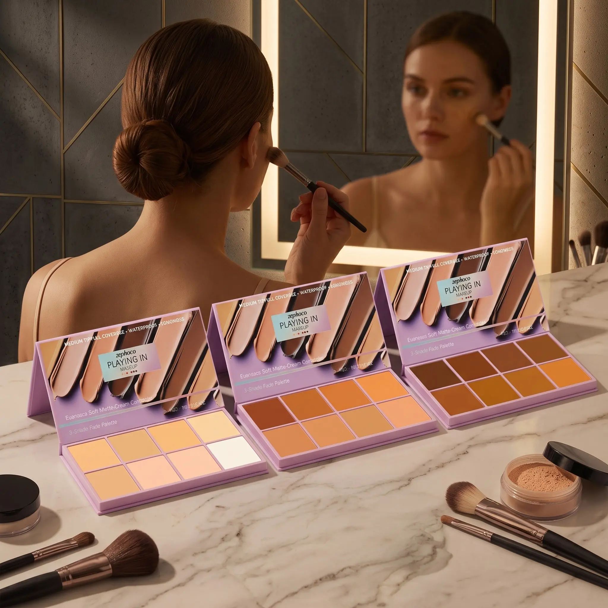 8 Colors Concealer Palette, Waterproof Facial Contouring Makeup Palette, Covers Acne, Dark Circles & Tattoos, Long Lasting Concealer Cream, Makeup Gift