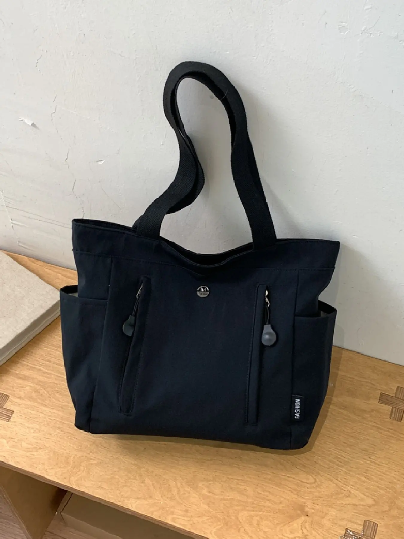 Simple Lightweight Large Capacity Multi-Pocket Women's Tote Bag, Daily Casual Commute Shoulder Bag, Perfect Accessory for Women