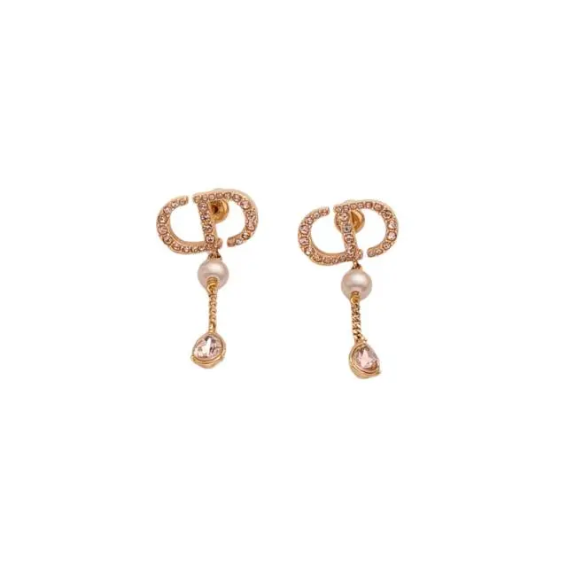 Pre-owned DIOR CD Earrings AlloyP216954283