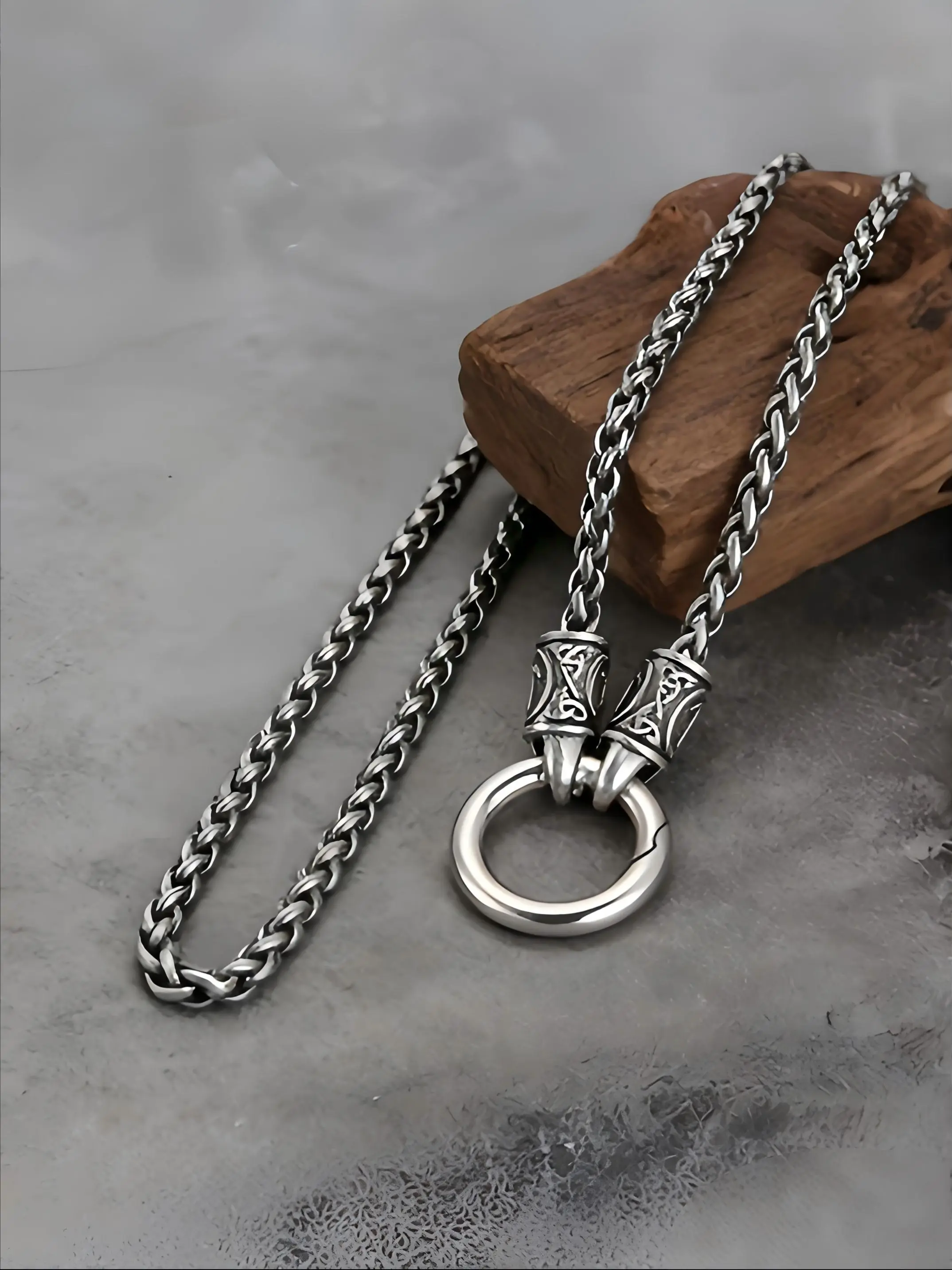 1 Pc Stainless Steel Dragon Bone Necklace, Fancy Link Chain, Fashion New Arrival, Perfect for Daily Wear and Gifting, Elegant Jewelry Accessory