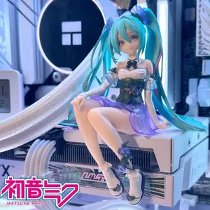 HOT 4 Styles Hatsune Miku Anime Figure Flower Dress eries Action Figures Kawaii PVC Collectible Model Toys Girl Gifts