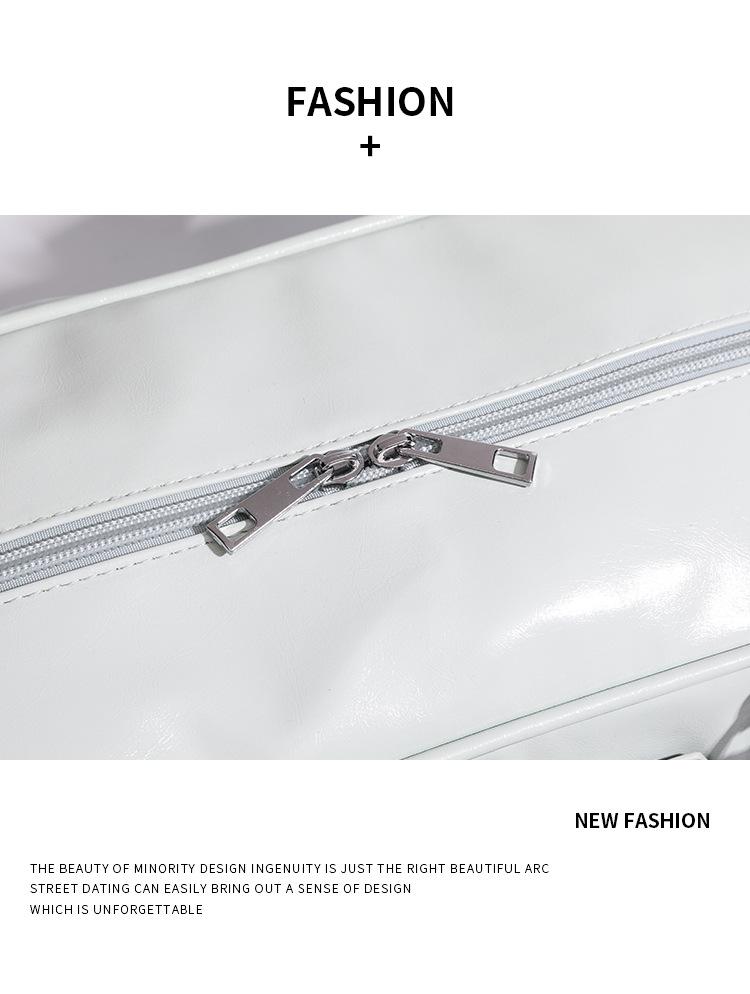 2026 New Large-Capacity Anime-Style Uniform Tote Bag, Fashionable and Simple, College-Style Shoulder Handbag for Fans