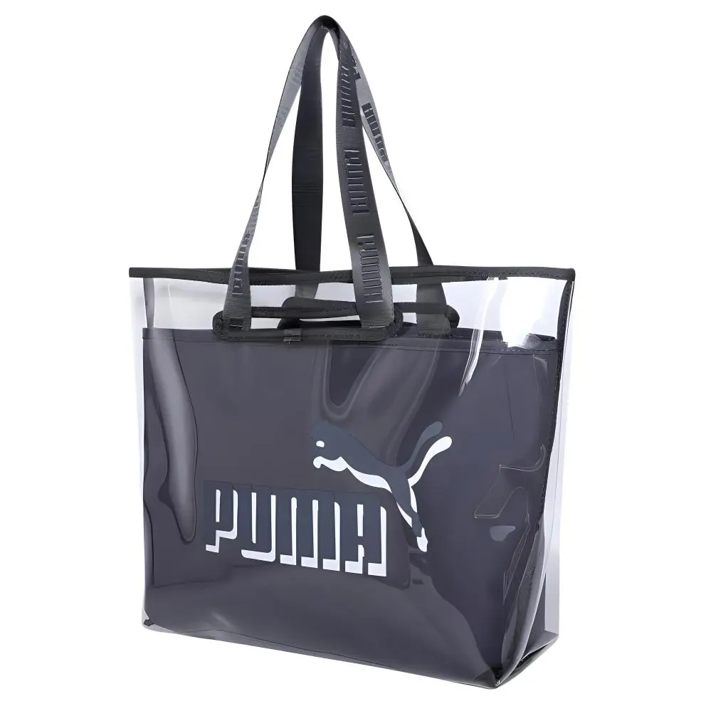 Puma Double-Print PU Handbag, Shoulder Bag, Crossbody Bag for Women in Ebony
