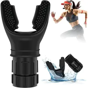 Source explosion Portable lung capacity Abdominal mouth-biting breathing trainer Abdominal COPD function enhance strength