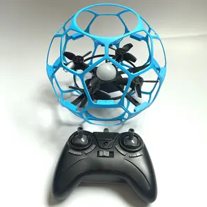 Brushless Motor Soccer Drone, Competitive Racing Training Ball Quadcopter, Electric RC Aircraft Model