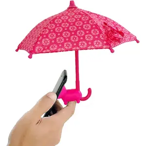Phone Umbrella Suction Cup Stand - Universal Adjustable Piggy Phone Stand Sun Visor, Sun Shade Cover, Sun Shield with Suction Cup Mount Phone Holder Anti-Refection Block Glare