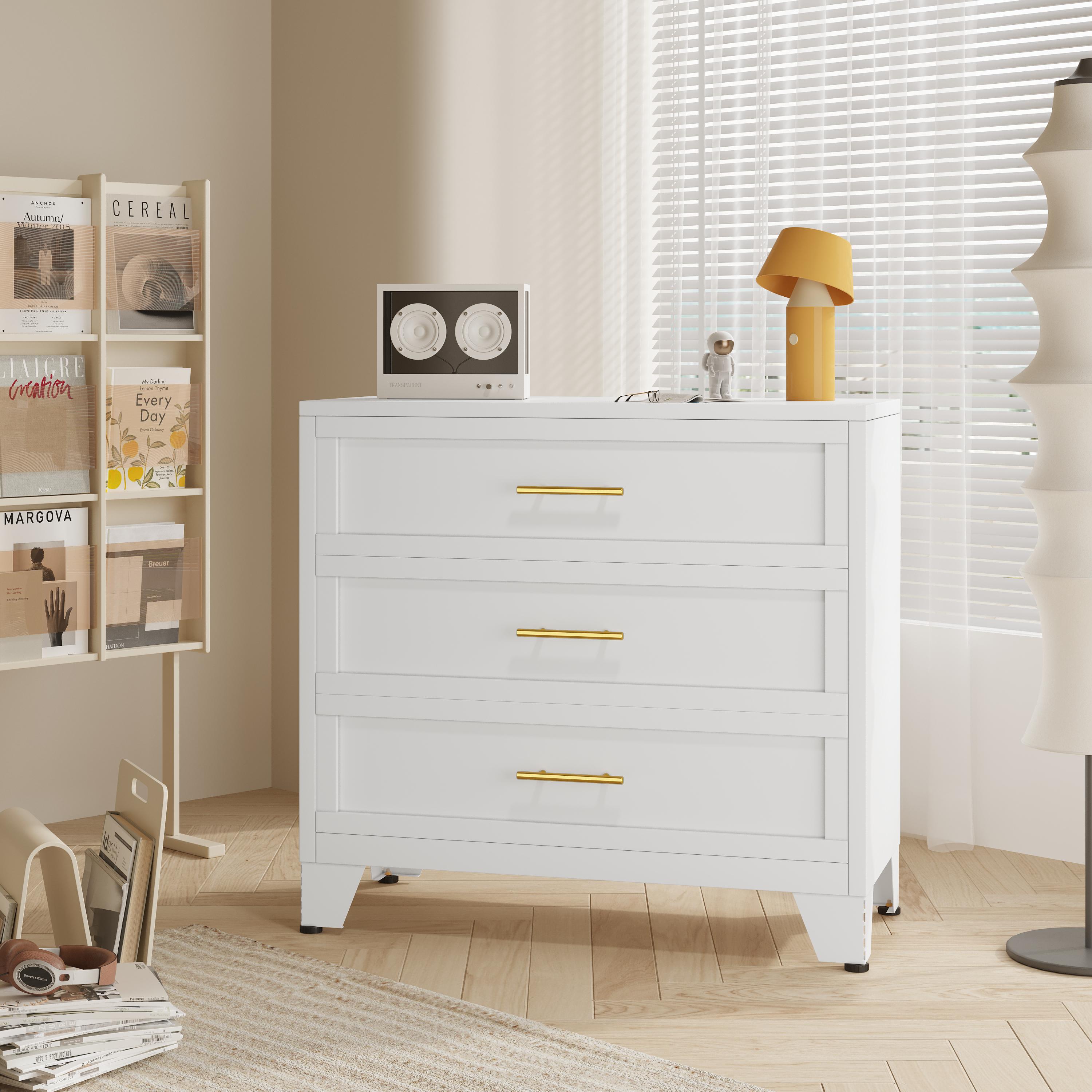 Metal Dresser Chest of Drawers, Filing Cabinet with Drawers for Home Office Collection and Storage Small Size Files furniture mothersdaygift