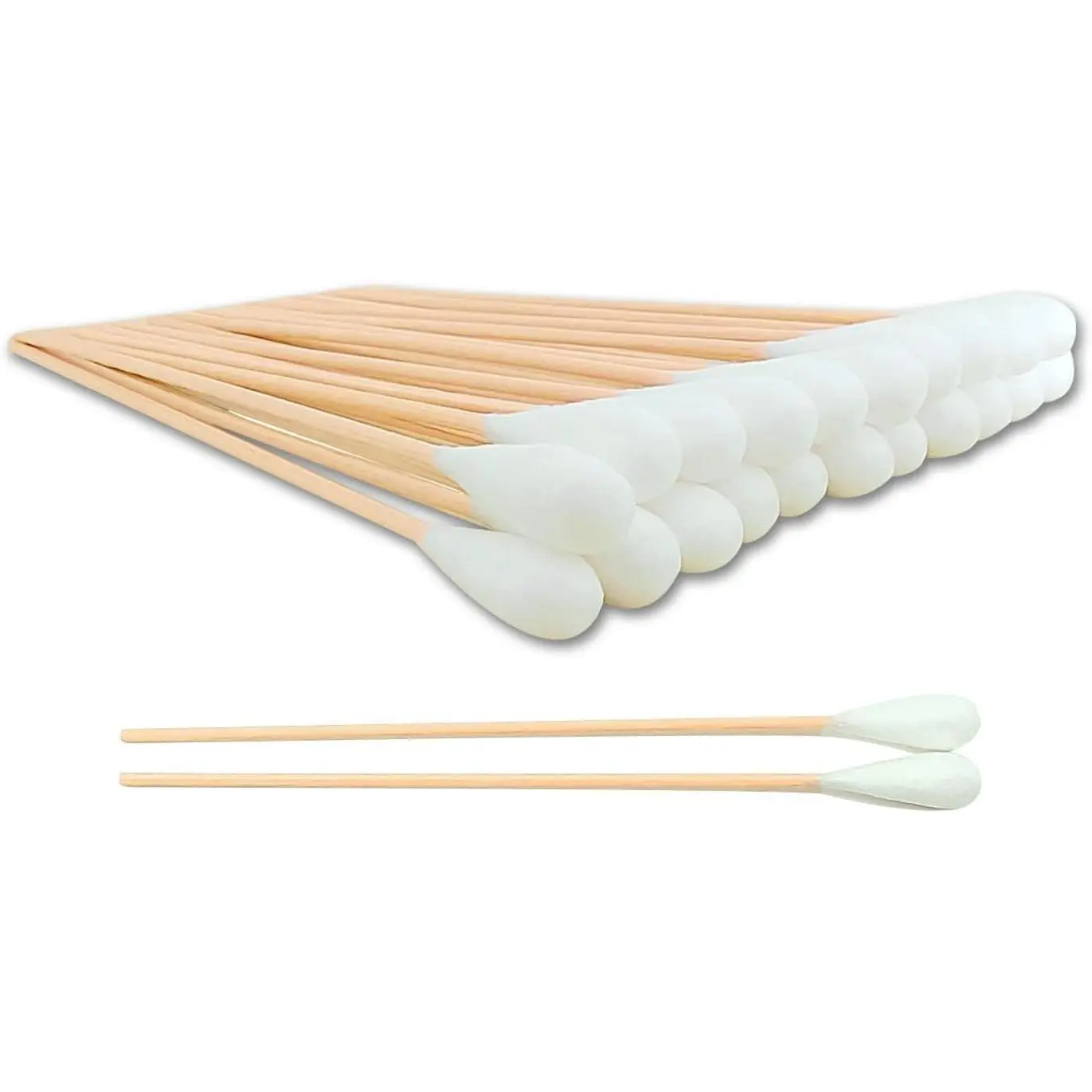 150pcs Large Cotton Swabs,6 Inch Long Large Cotton Buds with Bamboo Handle for Dogs, Specifically Designed for Dogs,Professional Big Cotton Swabs,Dogs Ears Large Cotton Swabs