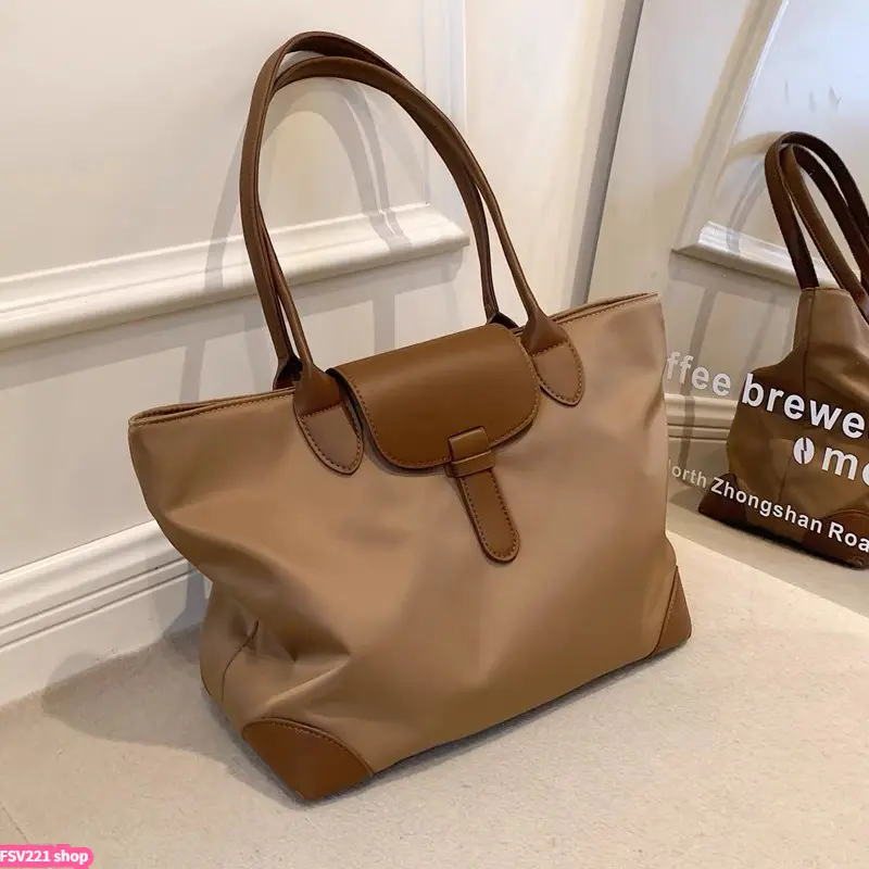 2026 New Large Capacity Tote Bag for Women, Nylon Shoulder Bag, Spacious Daily Commute Bag, Versatile All-Match Handbag Ideal for Students, School Classes, Work, Travel, Shopping & Everyday Casual Use