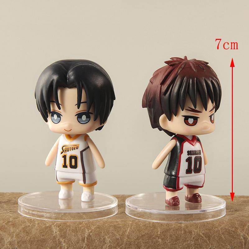 Full Set Anime Kuroko's Basketball Action Figure Kuroko Tetsuya Kagami Taiga Takao Kazunari Model Figurine Toy Boys Gift Pendant