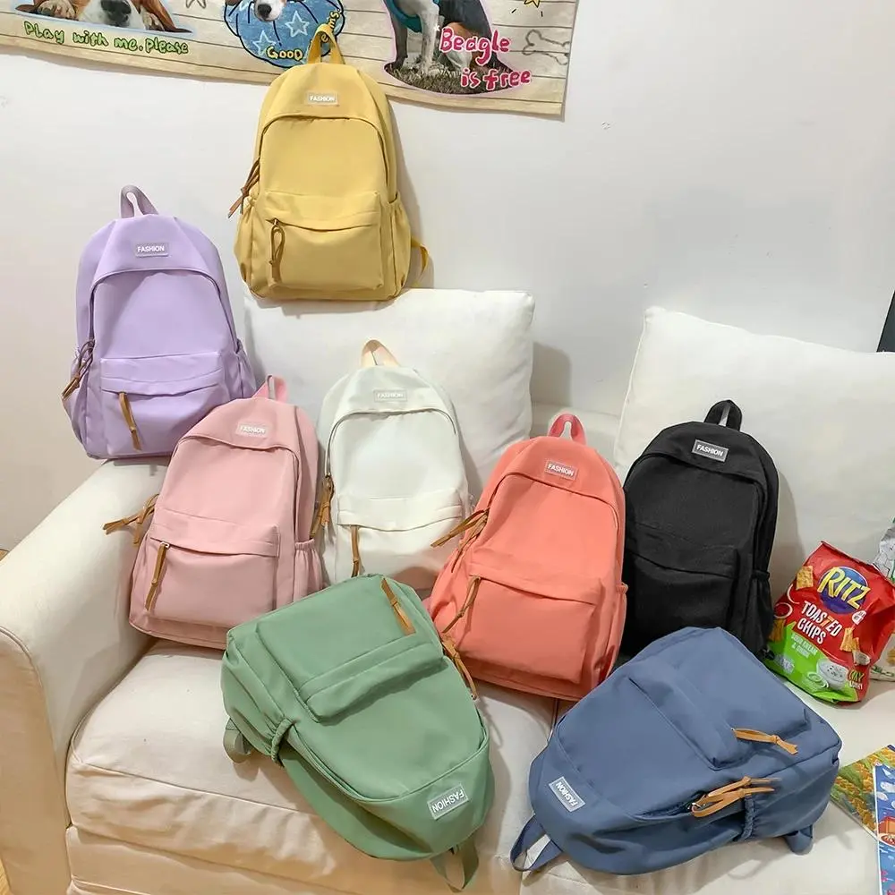 Unisex Minimalist Casual Preppy Backpack - Leakproof Functional Luggage for College Students