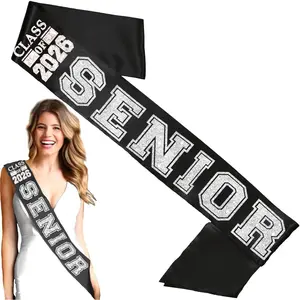 Senior Sash 2026 - UNISEX Class of 2026 Sashes - High School Senior Party Graduation Gifts