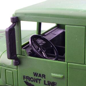 Military Truck 2.4Ghz Off-Road Remote Control Car RC 4WD Truck for ATVs, Children's Day Ideal Gift for Boys (Green)