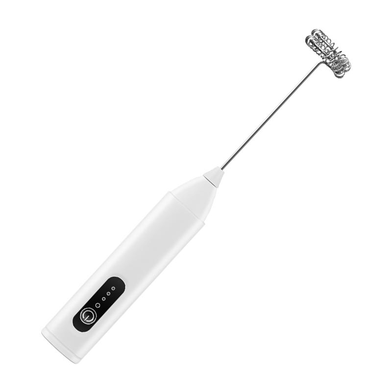 Rechargeable Coffee Frother Handheld Milk Frother Electric Blender Whisk Drink Mixer Mini Foamer for Lattes Cappuccino Matcha Hot Chocolate Compact Portable
