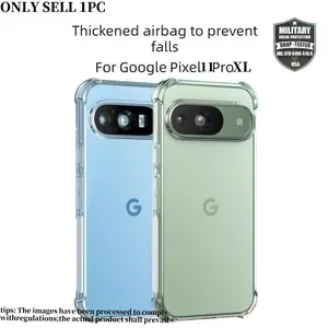 Transparent Silicone Soft Airbag Anti-knock Case Shockproof Protective Cover For Google Pixel 11 10A 9A 9 10 Pro XL 8A 7A 6A 6 7 8 Pro Clear TPU Phone Cover