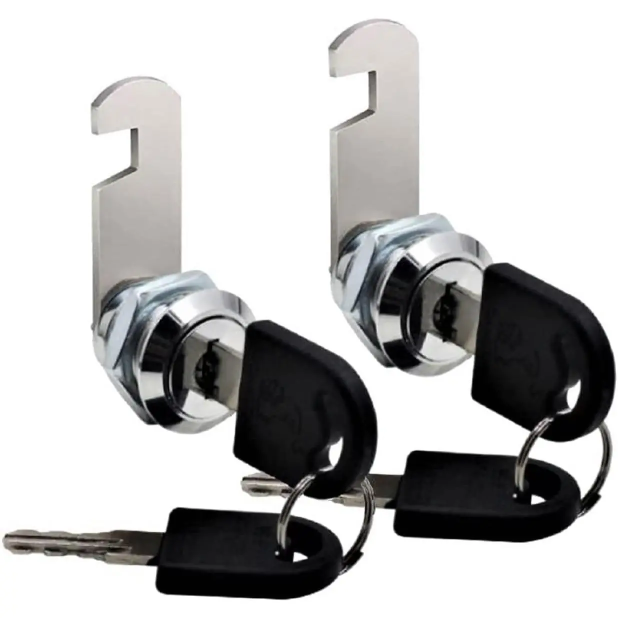 Replacement Keyed Cam Locks 3/4 Cylinder 5/8 inch Mailbox Cabinet Security RV Toolbox Locks 16mm 2 Pack