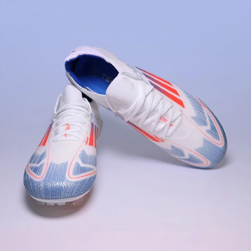 Professional F50 Soccer Cleats – FG/TF Studded Football Boots for Men Women, Durable Comfortable Shoes for Grass Training & Competition