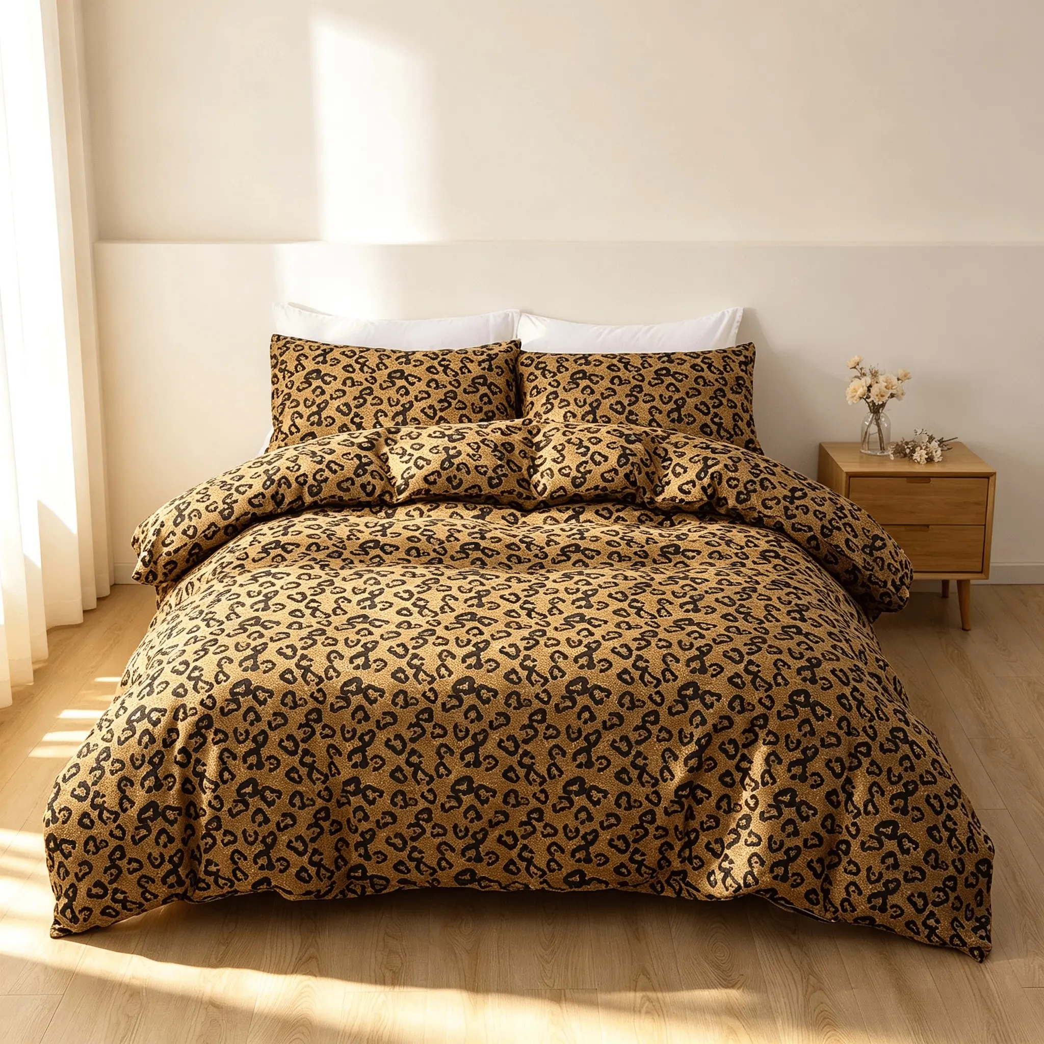 3-Piece Geometric Pattern Duvet Cover Set, Ultra Soft Cozy Bedding, Available in Twin, Full, Queen & King Sizes, Machine & Hand Washable, Perfect for Guest Rooms, Dormitories & Student Bedrooms