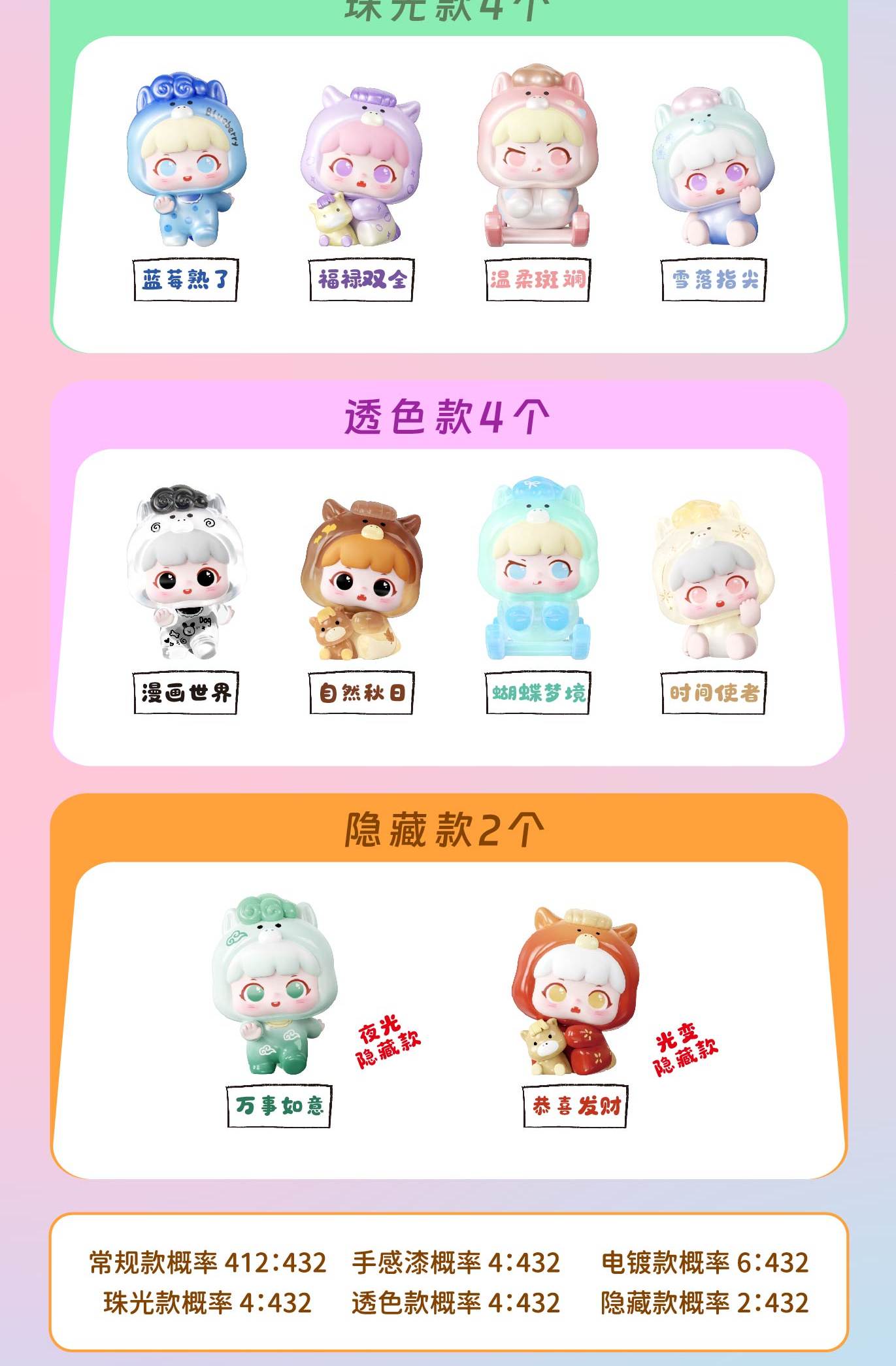 1549. Playful Kid Ponyland Series Beans Bind Box