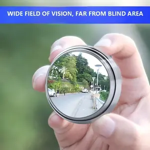 360° Adjustable HD Blind Spot Mirror | Universal Convex Rearview Mirror for Cars, SUVs & Trucks