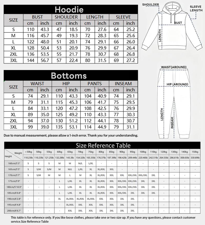 Men's Goat 23 Pattern Print Hoodie and Drawstring Sweatpants Set, Menswear, Casual Athletic Long Sleeve Hooded Jacket & Trousers for Fall & Winter, Men's Clothing for Daily Wear, Sportswear Indoor Outdoor, Tracksuit, Athleisure Minimalist
