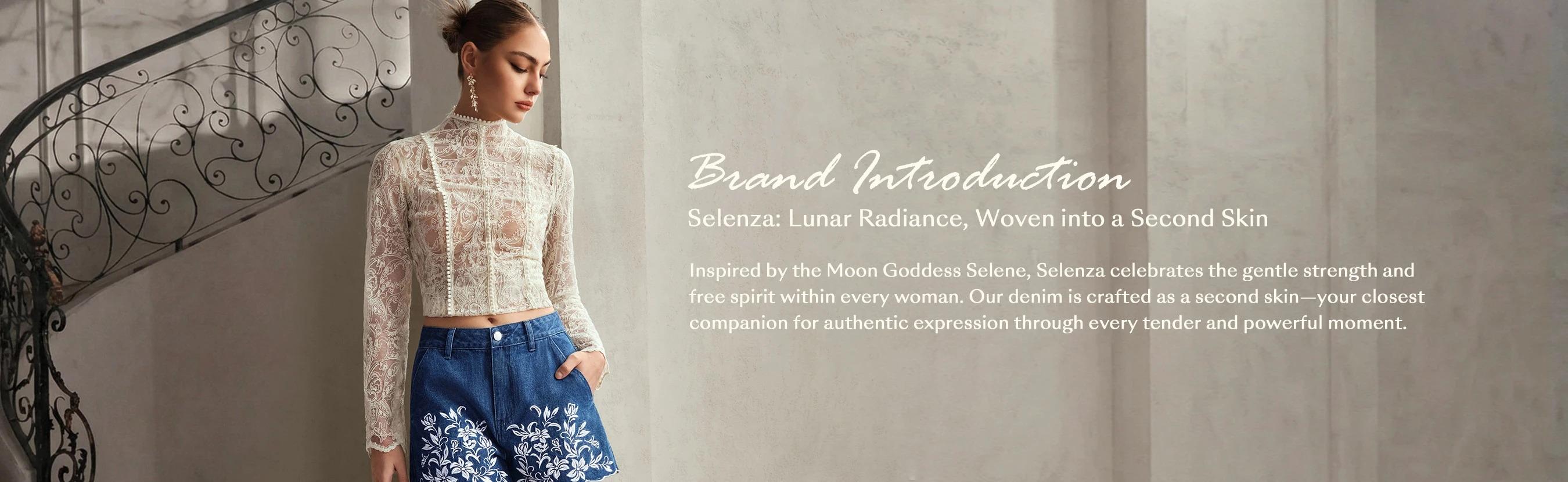 Ciel Fashion Button Front Longline Denim Skirt