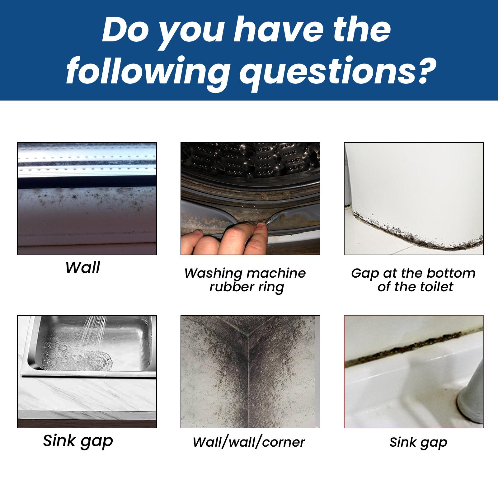 Jaysuing Mildew Removal Gel Clean Kitchen Bathroom Tile Moldy Walls Refrigerator Stain Removal Gel