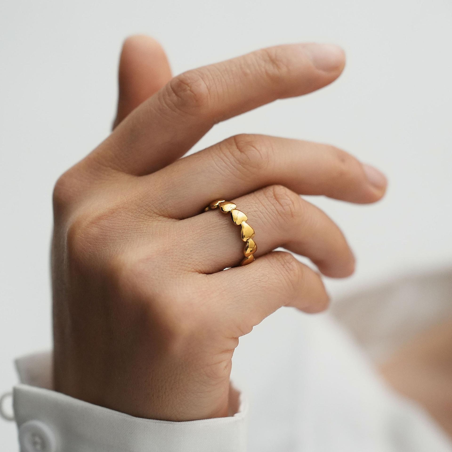 22 Pcs Vintage Gold Adjustable Open Ring Set, Boho Gold Stackable Rings, Hypoallergenic Summer Jewelry for Women