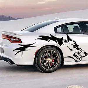 Wolf Totem Car Sticker Body Latte Sticker Wolf Road Car Decoration Car Sticker, Suitable for Men, Father's Day Gift