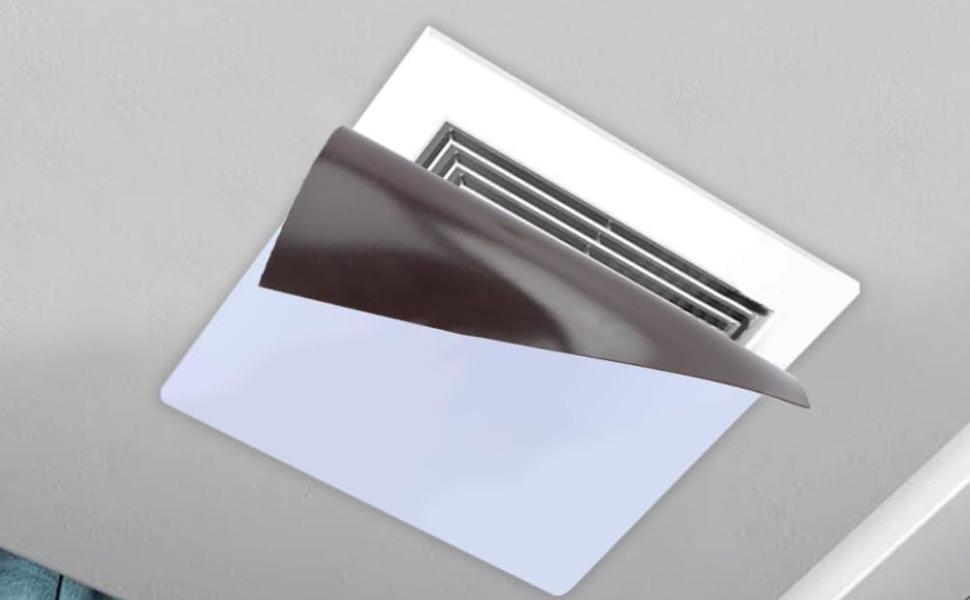 2pcs Square Vent Covers,Register Vent Covers,Square Vent Covers for Ceiling,Vent Blockers,for, Wall, or Ceiling Air Vents and Registers(11.97x11.97inch)