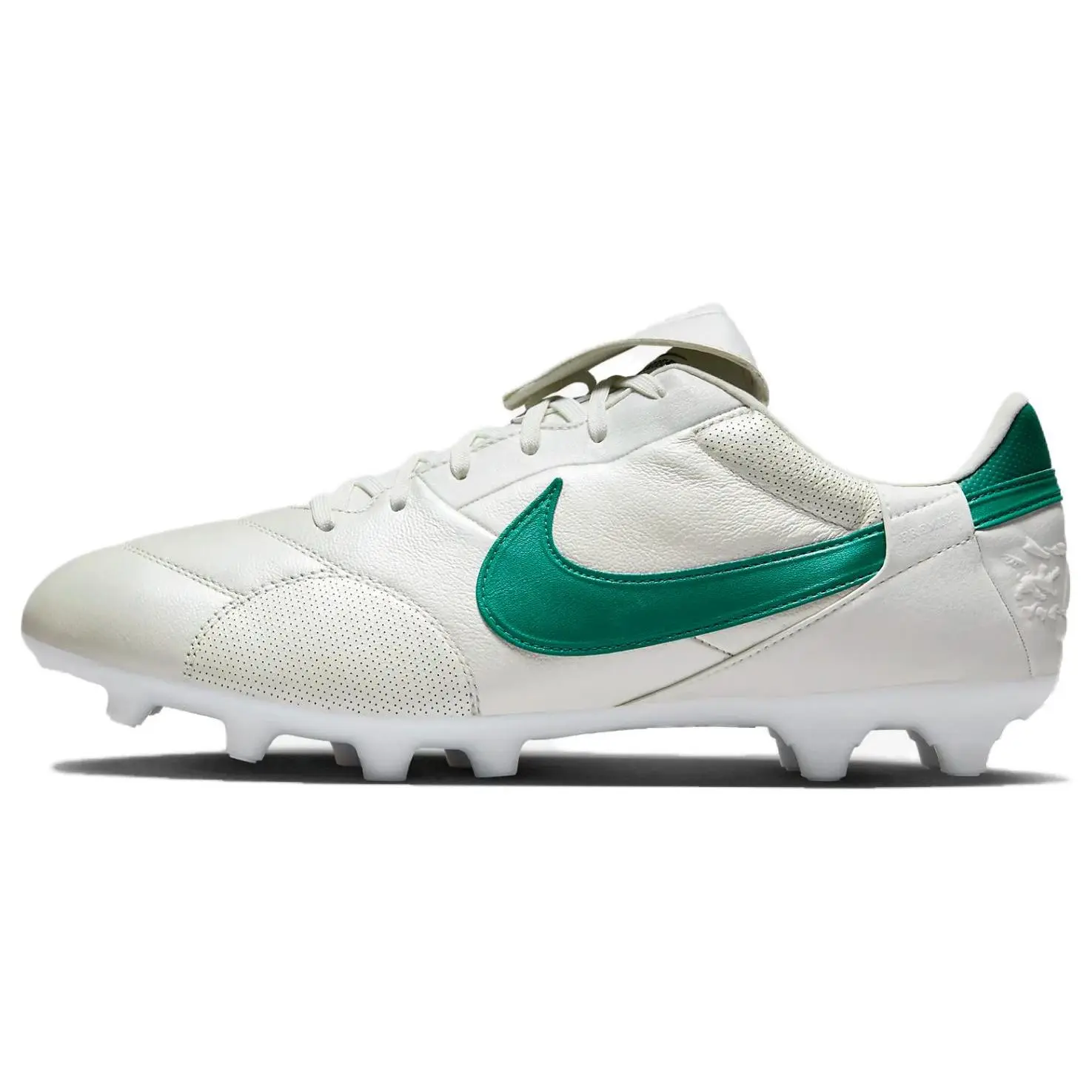 Nike Premier 3 FG Soccer Cleats - Men's/Women's House White & Green Official Shoes with Comfortable, Simple Trending Design (Maison Mihara)