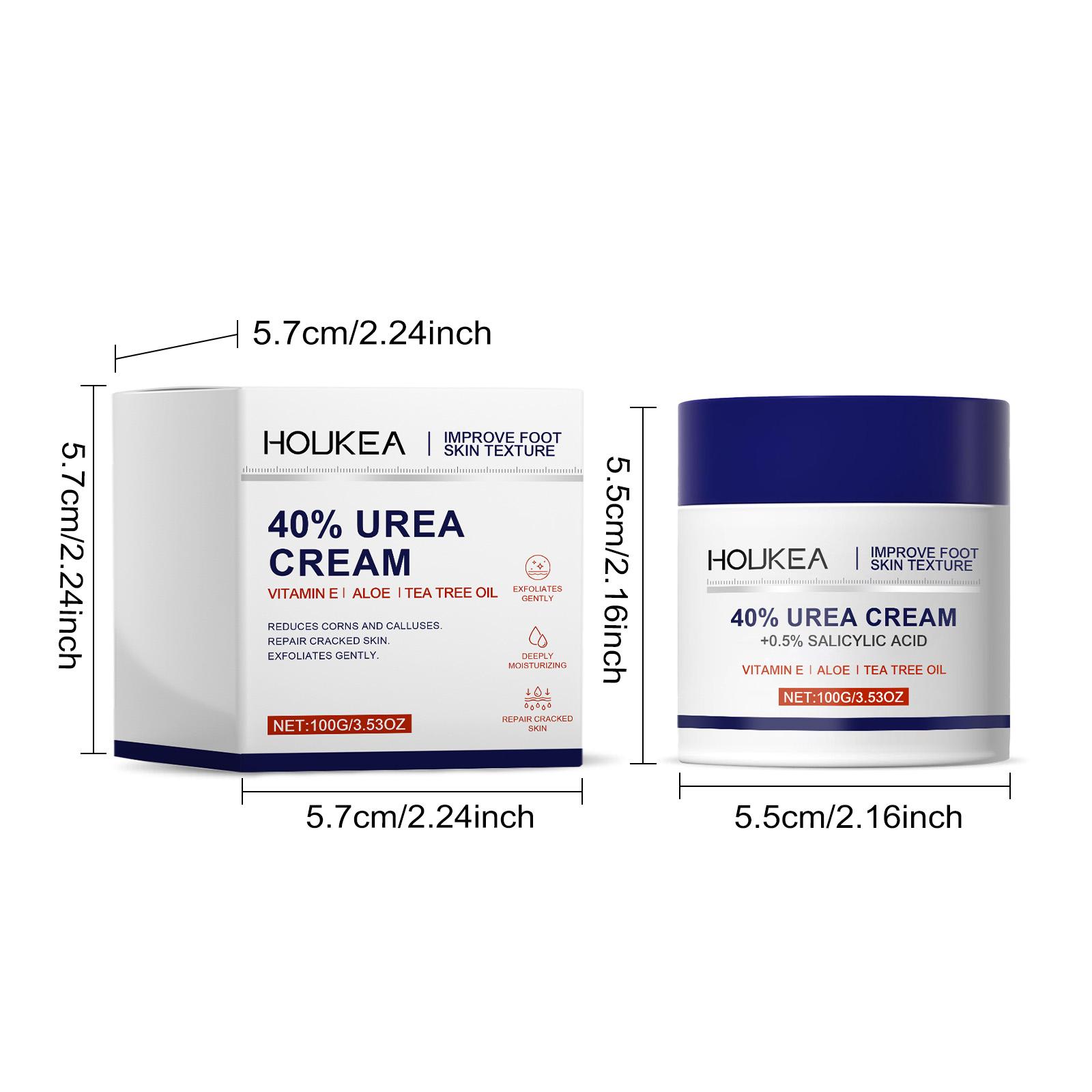 Moisturizing Protective Foot Cream HK-A07-0006-01 100g Daily Care Hydrating Nourishing for Dry Feet Urea Glycerin Mineral Oil - Moisturize