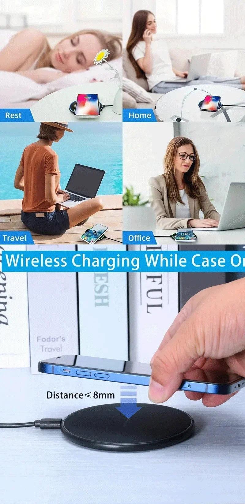 Wireless Charger Mobile Phone Chargers Pad Stand Wireless Charger Mobile Phone Chargers Pad Stand