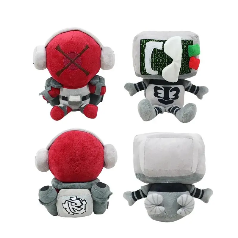 22cm Die of Death Killdroid Plushie Stuffed Game Peripheral Killdroid Badware Plush Doll Toy Pillow Decoration Holiday Xmas Gift