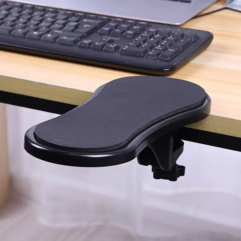 Adjustable Desk Arm Rest Support, Computer Elbow Support Ergonomic Synthetic Desk Extender for Office Chair Home Office Keyboard, Rotatable Adjustable Computer Armrest,Ergonomic Arm Support Wrist - Synthetic Desk Extender for Computers