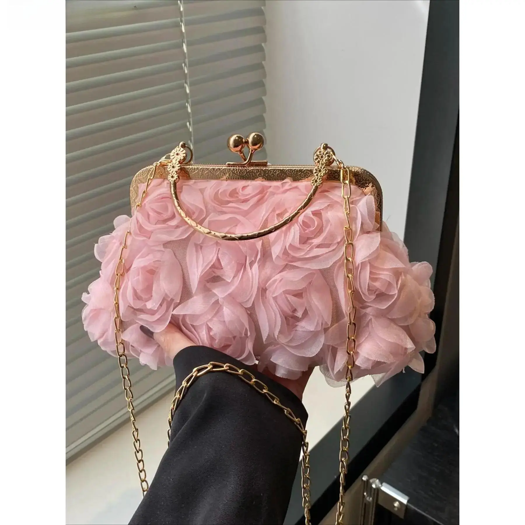 Cottagecore Shoulder Bag for Women, Floral Embossed Lightweight Tote for Daily Street Style, Work & Holiday Parties, Slip On, Cold Wash, Elegant, Bags For Everyday, Everyday Bag Fashionable Bags Fashionable Purse