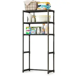 3-Tier Over the, Shelve, Over Organizer Rack, Saver Shelf for Restroom Laundry Balcony Room