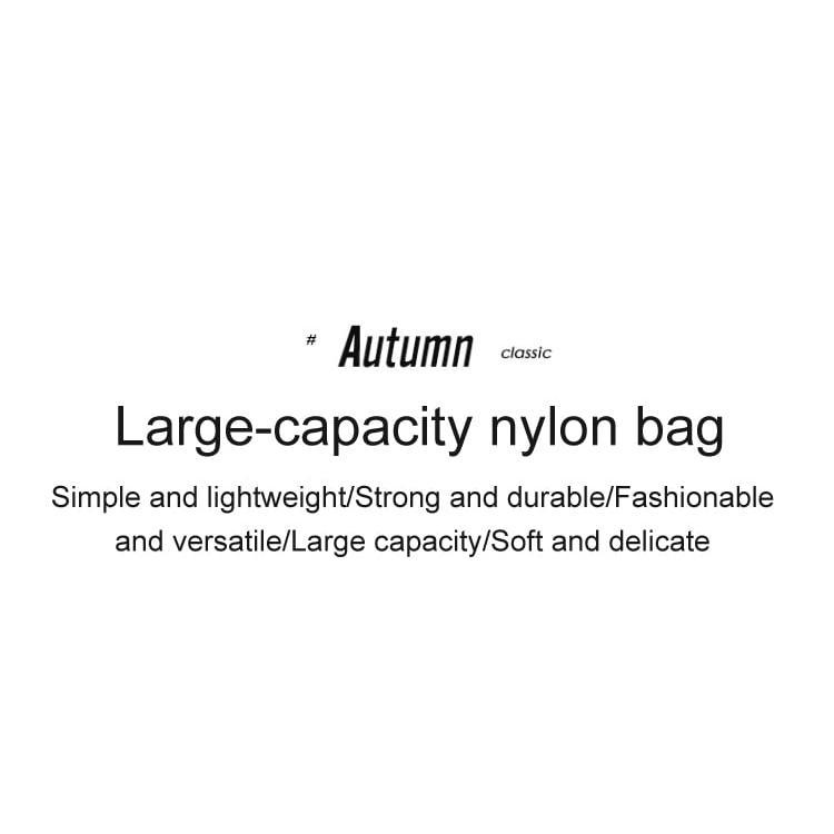 Large capacity waterproof multi pocket nylon shoulder bag for daily use, multifunctional handbag, essential for commuting, recommended latest styles