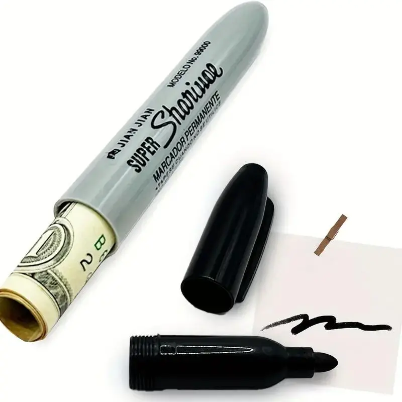 Money Transfer Marker Pen, 1 Count Hidden Secret Storage Marker Pen, Funny Gift for Home, Creative Stationery, Office Stationery & Supplies