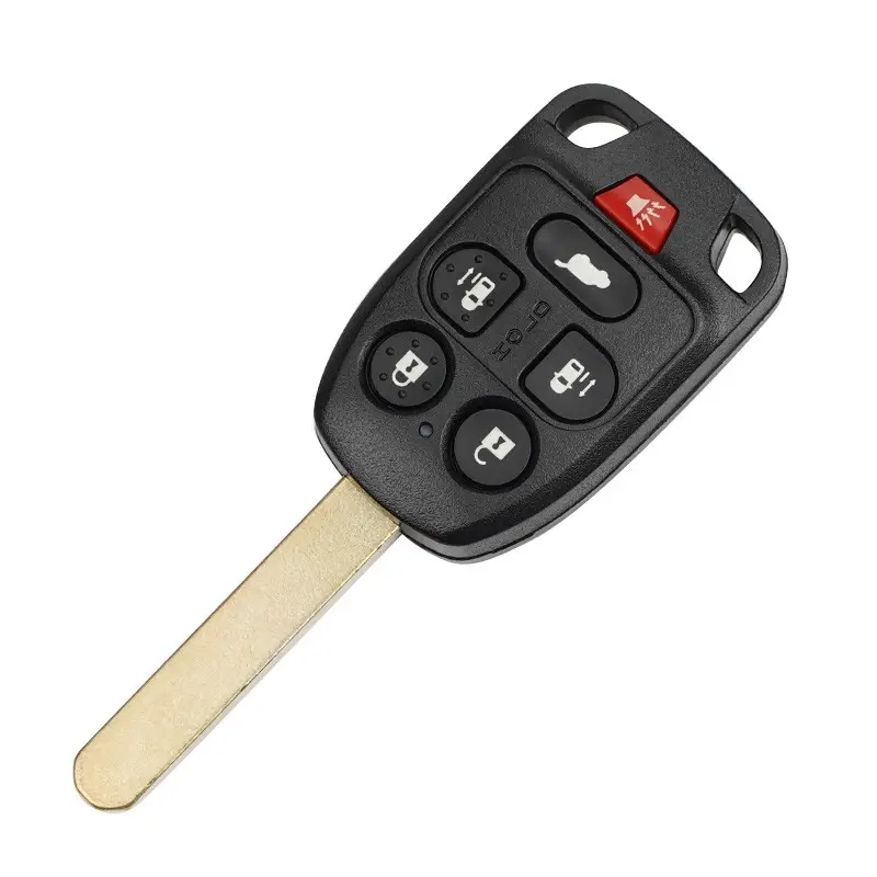 Honda Odyssey Elite Car Remote Key Shell Replacement, 5-Button 6-Button Straight Board Design, Durable Automotive Accessory, Car Key Accessories