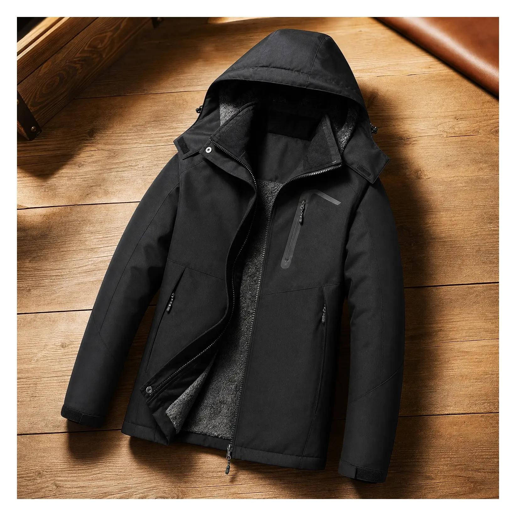 Women's Waterproof Windproof Winter Ski Snowboarding Jacket - Warm Insulated Coat with Detachable Hood & Zipper Pockets for Skiing HikingGift