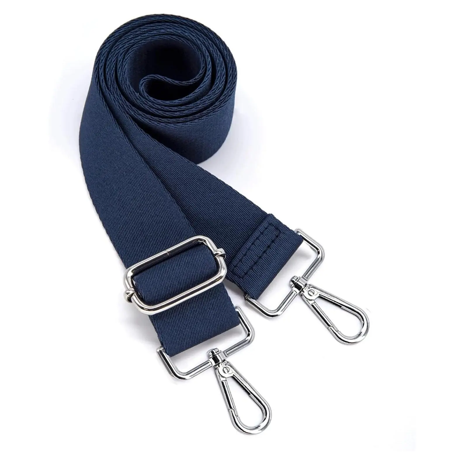 Thickened Solid Color Replacement Crossbody Bag Strap Adjustable Wide Guitar Strap for Handbags 1.5 InchGift