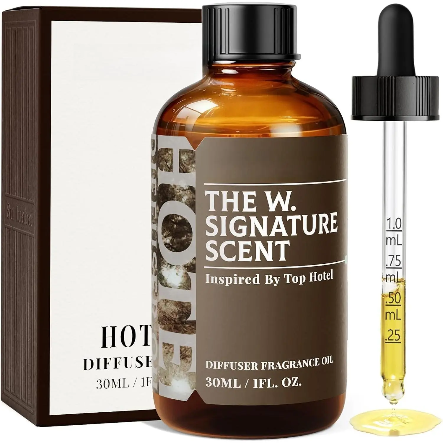 Hotel Collection Diffuser Oil, Inspired by W Hotels, Long-Lasting | Neroli Guaiac  Leather  Oil for  Diffuser & DIY, Luxury Lifestyle for  &  - 30ml / 1 Fl Oz
