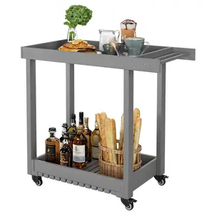 GARVEEHeavy Duty All-Weather Service Cart made from corrosion-resistant HDPE, designed for durability and reliability in various weather conditions, featuring sturdy construction ideal for heavy-duty service use