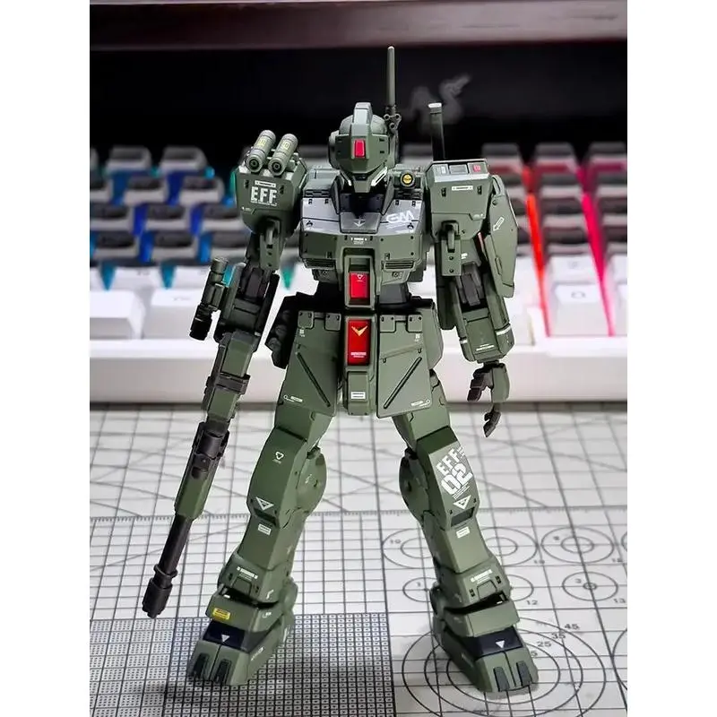 New XFS HG Rgm-79s Gm Spartan 1/144 Scale Assembly Plastic Model Kit, Decorative Action Figure Hobby Toy for Collection Gifts, Modeling