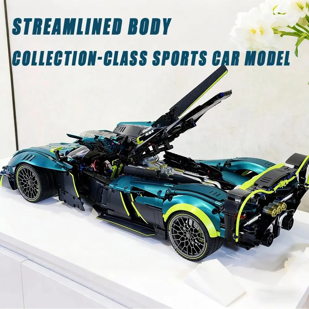 Guly 1:8 Scale Mechanical Super Car Building Kit, High Difficulty Racing Model with Complete Internal Mechanisms, Adult Collector's Gift